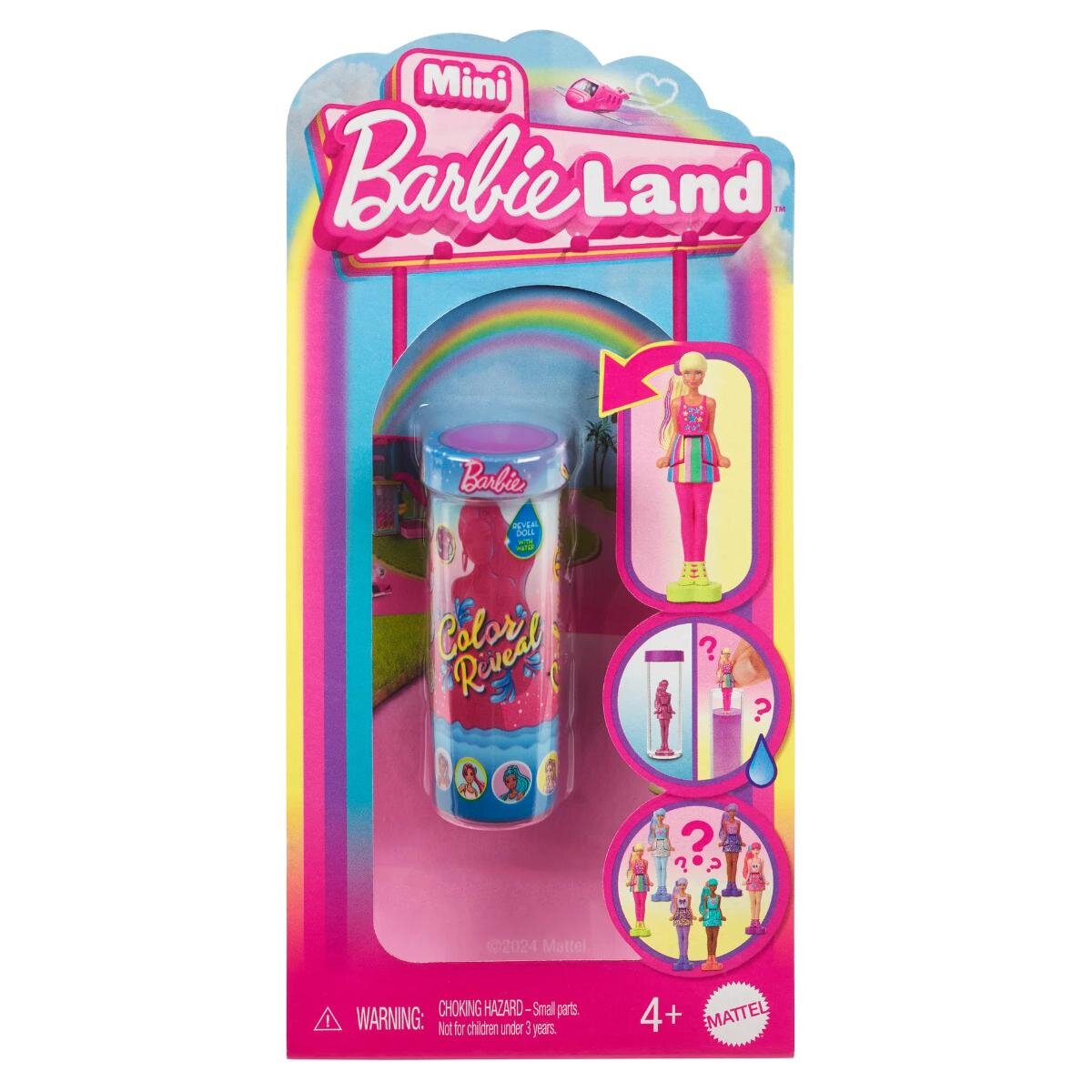 Barbie Papusa surpriza Color Reveal Mini land HYF28