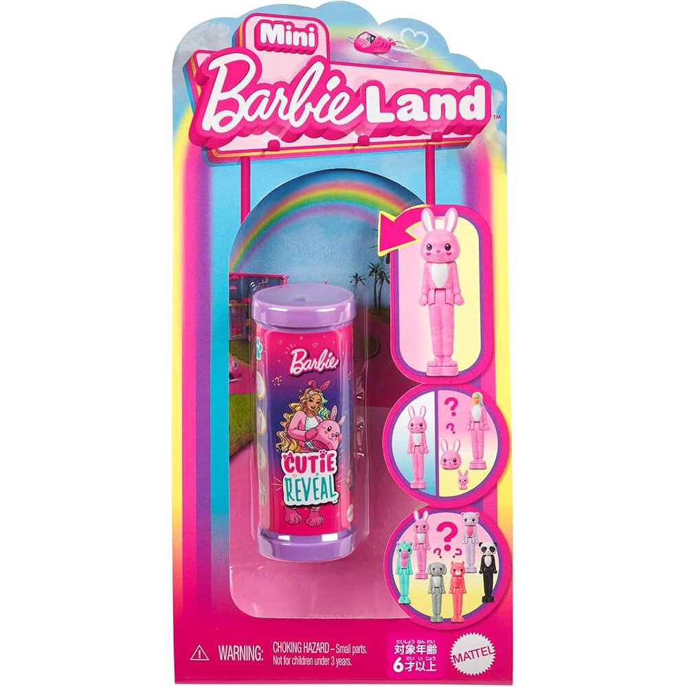 Barbie Papusa surpriza Cutie Reveal Mini land HYM25