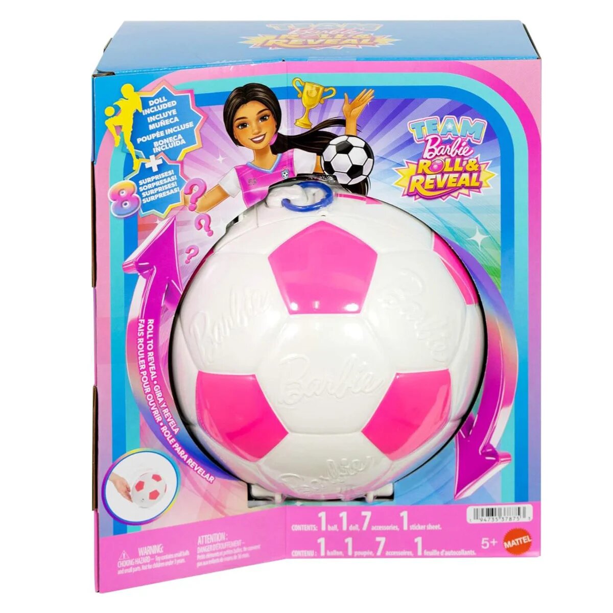 Barbie Papusa Team Roll & Reveal Fotbal JMK20