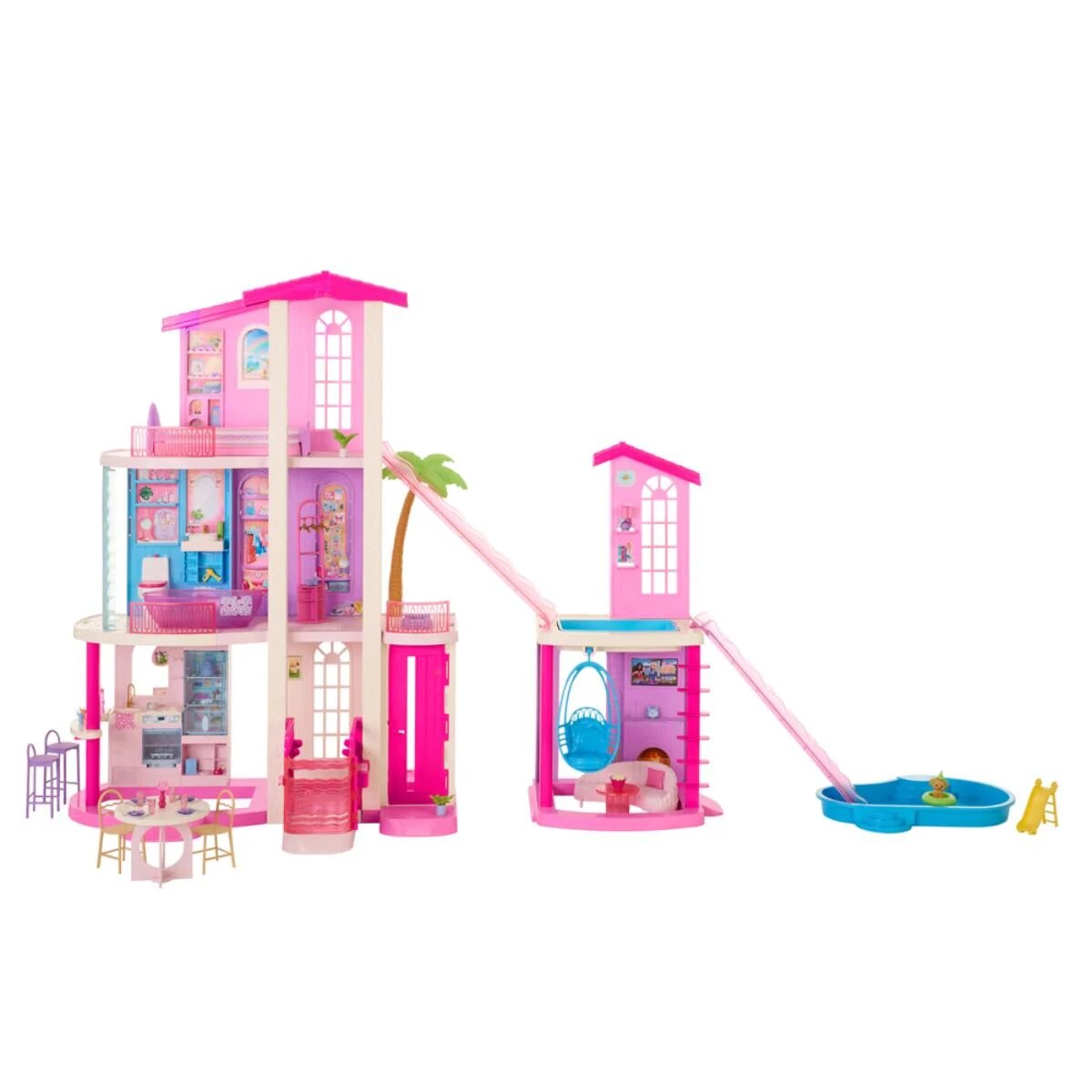 Barbie Set casa de papusi Dream Land Dreamhouse 65 piese JKG84