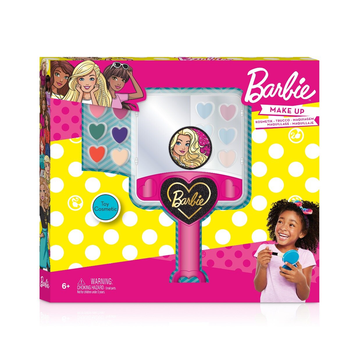 Barbie Set cosmetice cu oglinda