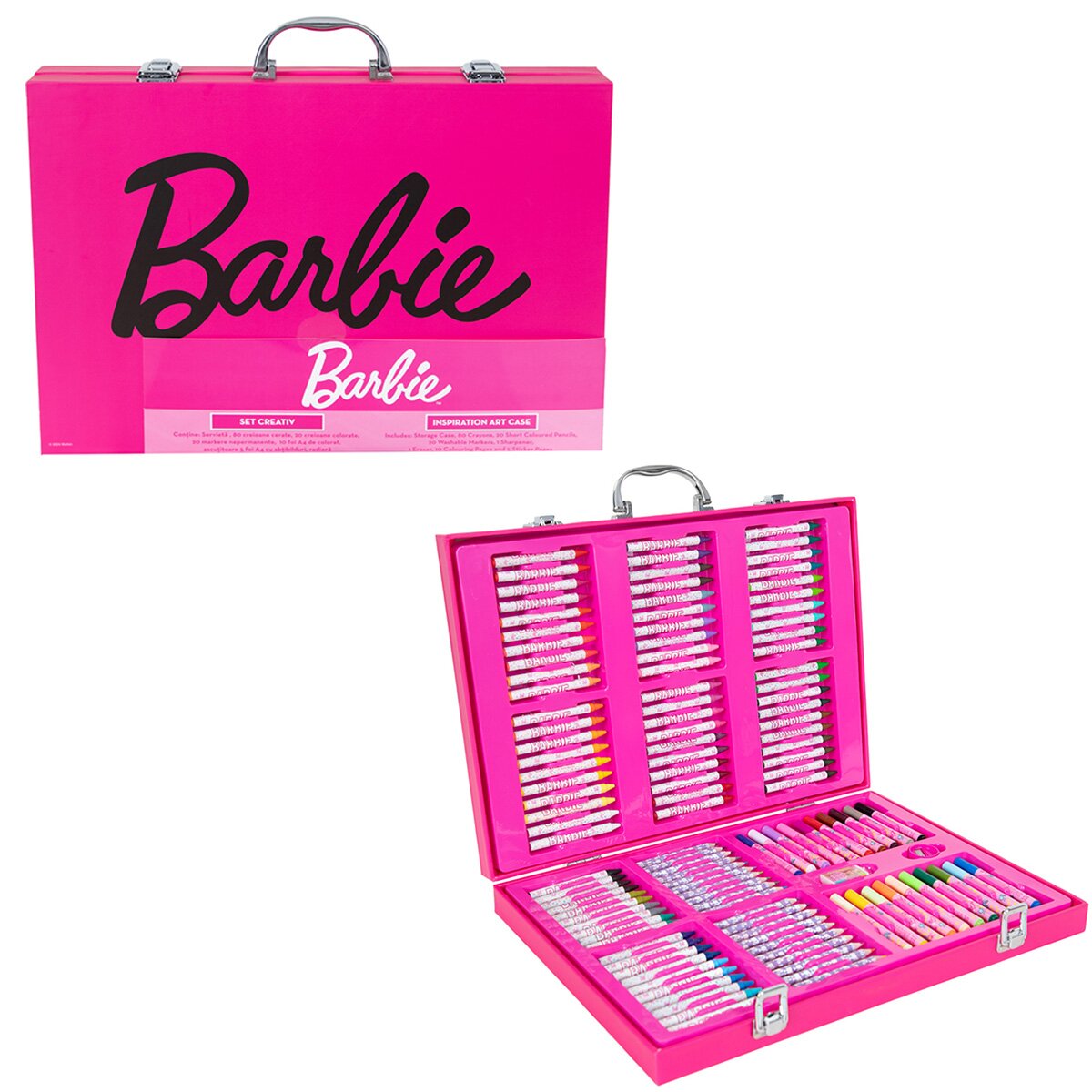 Barbie Set de colorat in trusa 137 piese