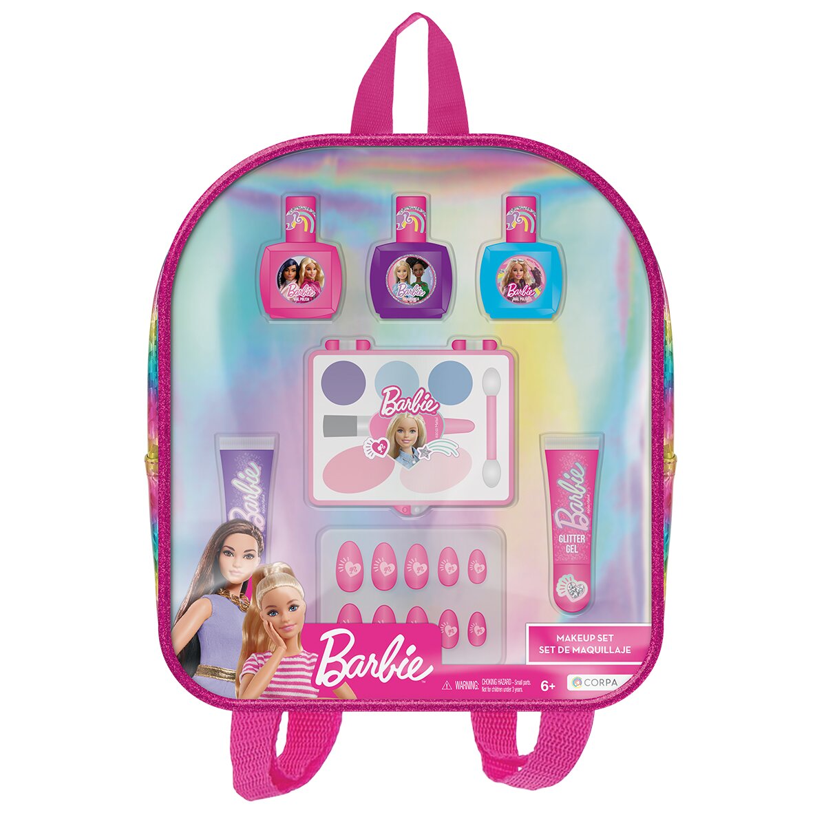 Barbie Set de machiaj in rucsac