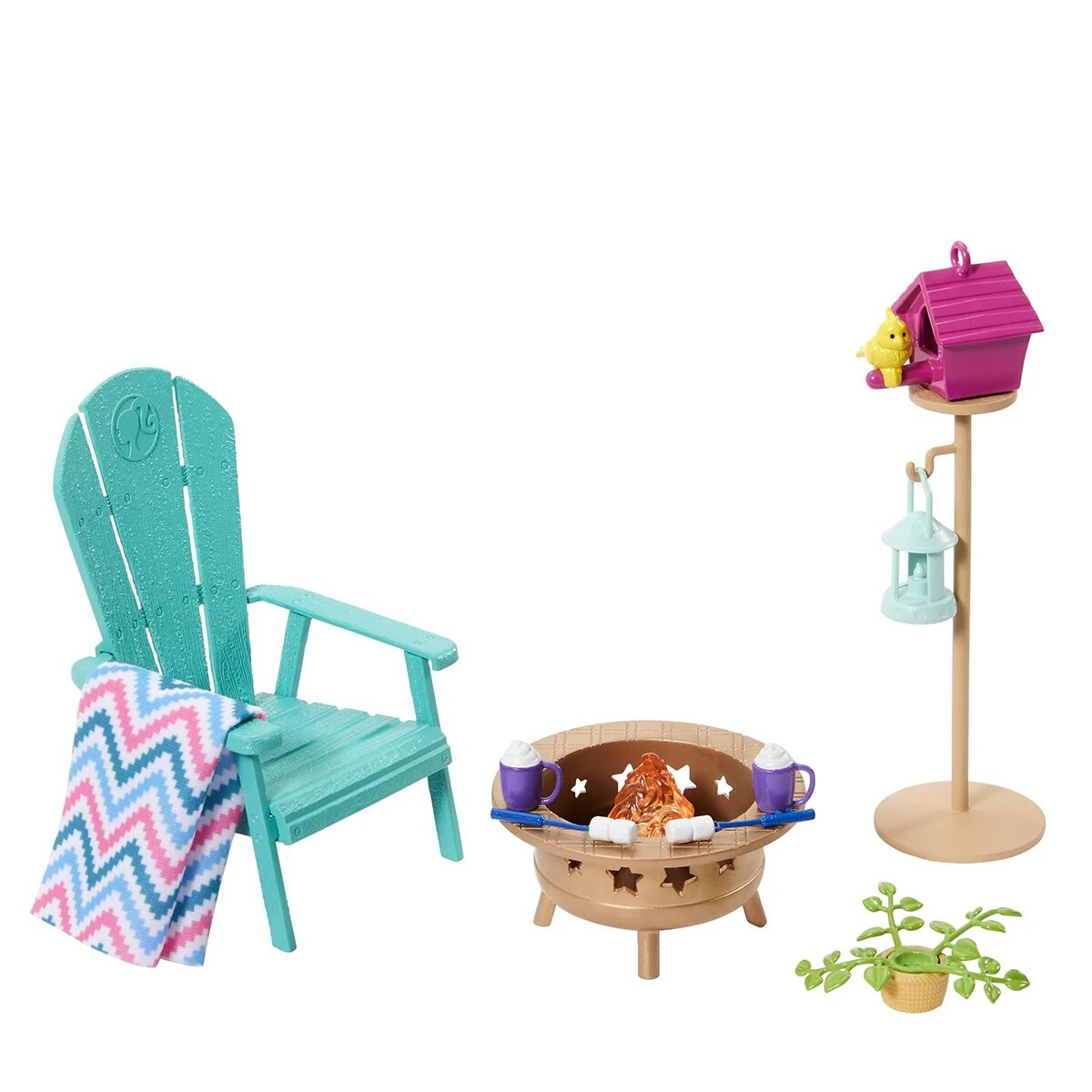 Barbie Set mobilier de gradina pentru papusi HJV33