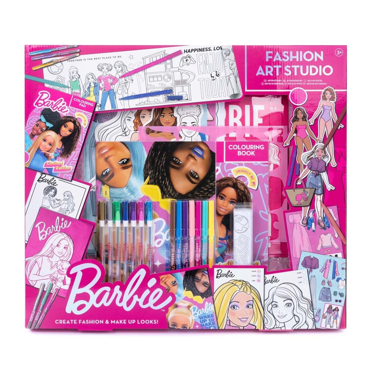 Barbie Set pentru desen Fashion Art Studio