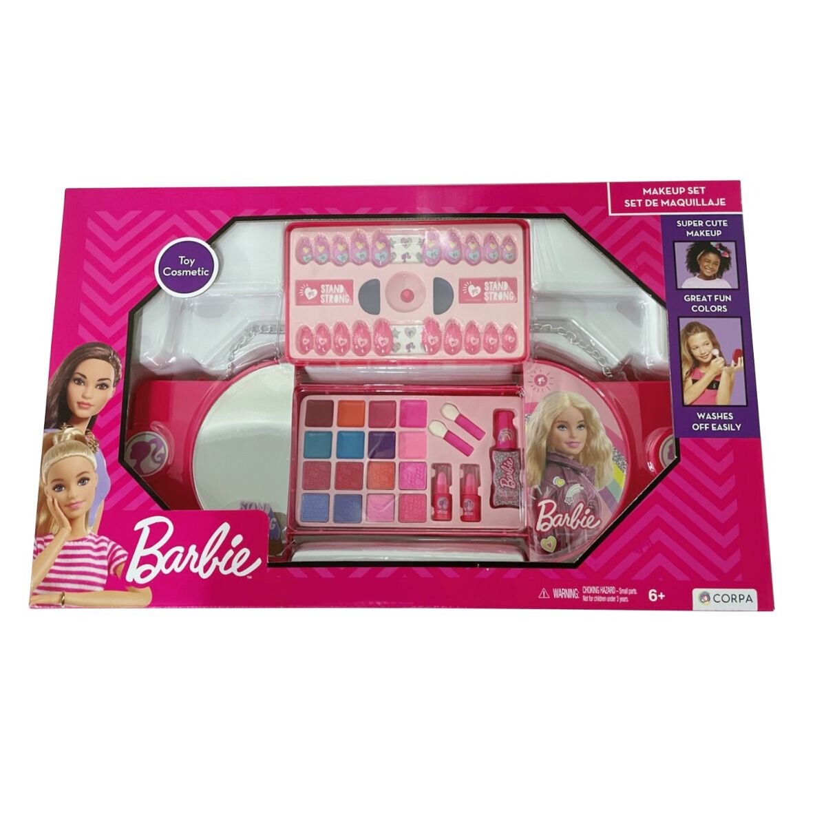 Barbie Trusa de machiaj cu unghii false