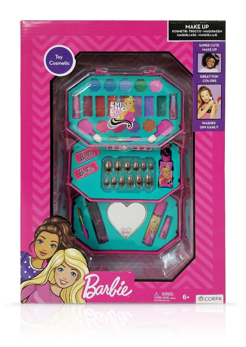 Barbie Trusa de Make-up octogonala cu 3 niveluri