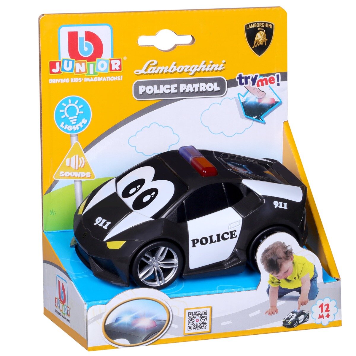 Bburago Junior Masinuta de politie Bburago Lamborghini