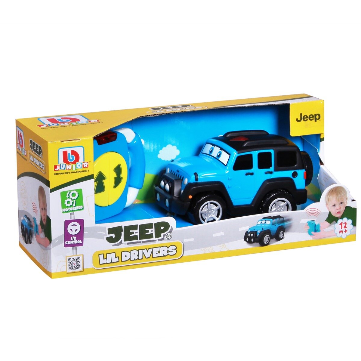 Bburago Junior Prima mea masina cu telecomanda Jeep Lil Drivers