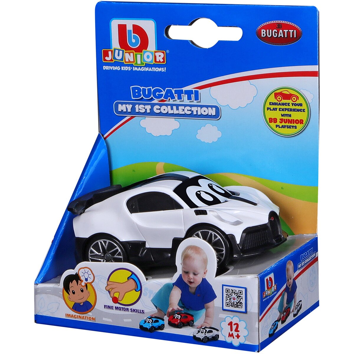 Bburago Junior Prima mea masina de colectie Bburago Bugatti Alb