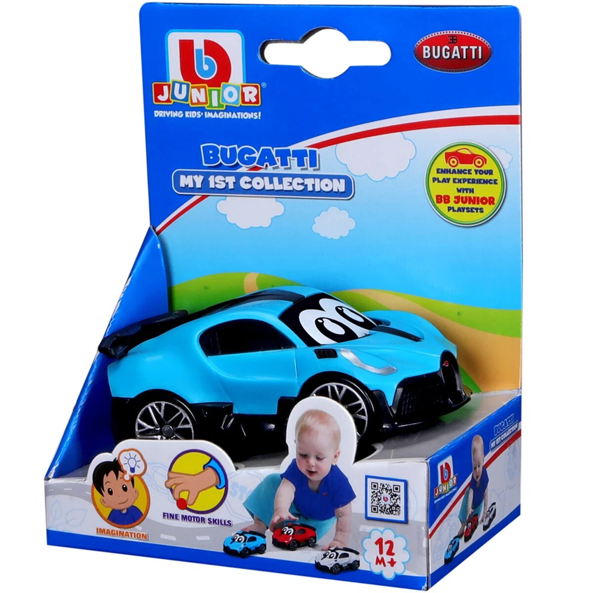 Bburago Junior Prima mea masina de colectie Bburago Bugatti Albastru