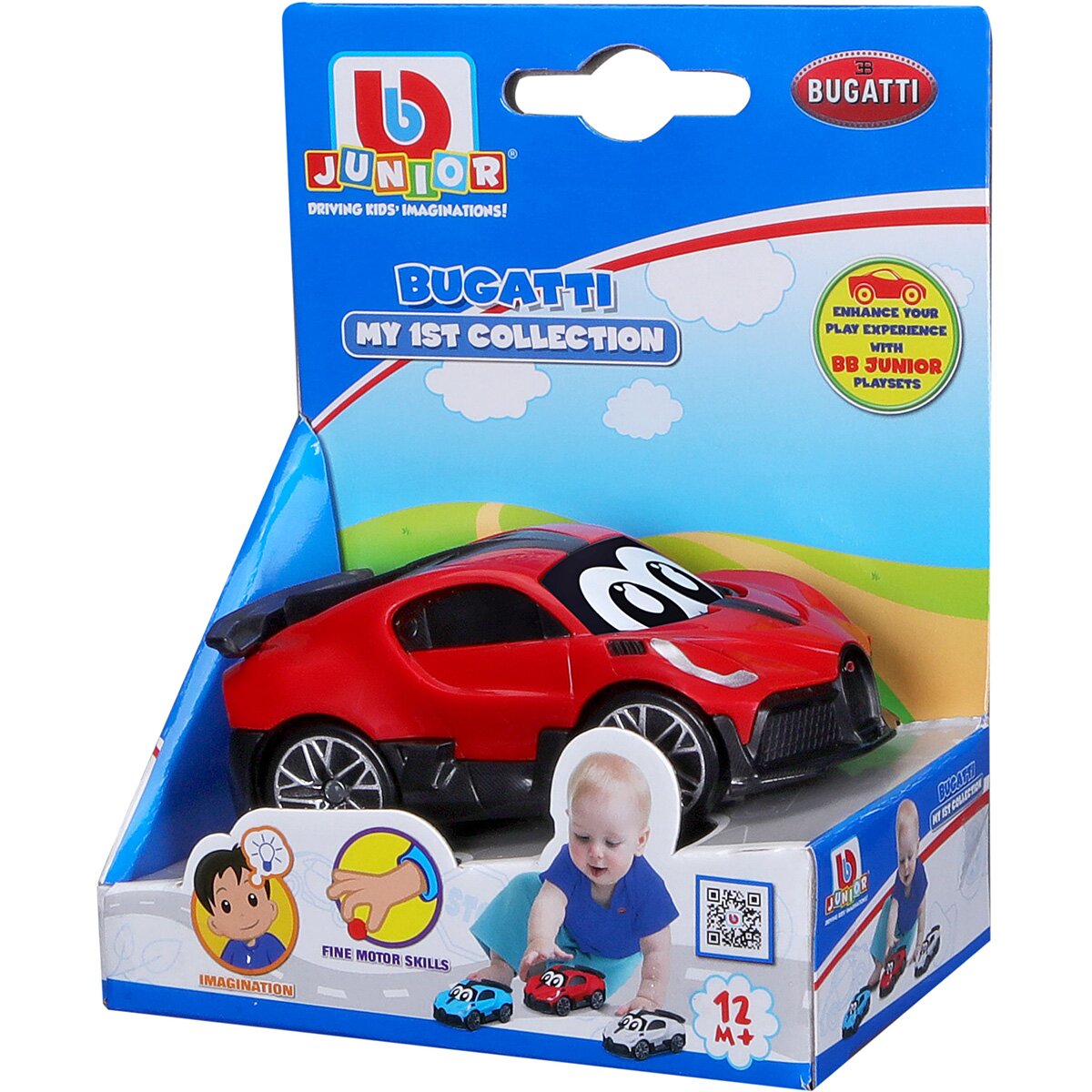 Bburago Junior Prima mea masina de colectie Bburago Bugatti Rosu