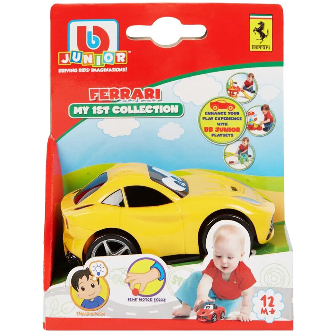 Bburago Junior Prima mea masina de colectie Bburago Ferrari Galben
