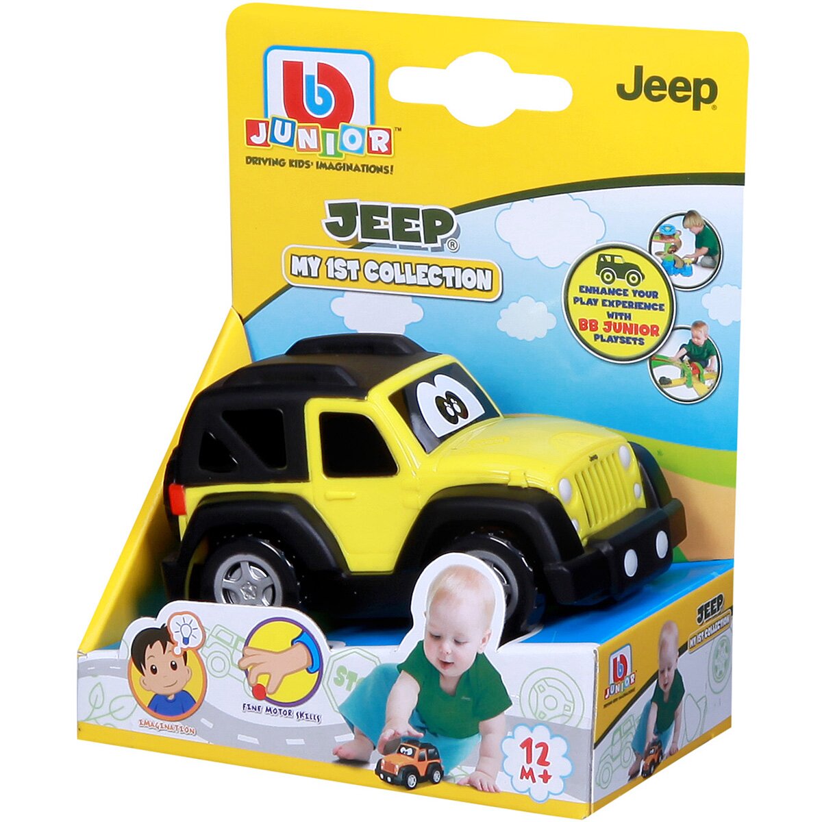 Bburago Junior Prima mea masina de colectie Bburago Jeep Galben