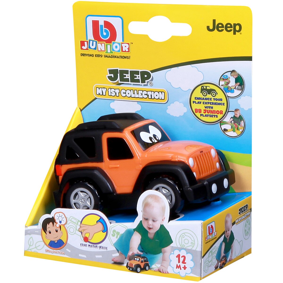Bburago Junior Prima mea masina de colectie Bburago Jeep Portocaliu