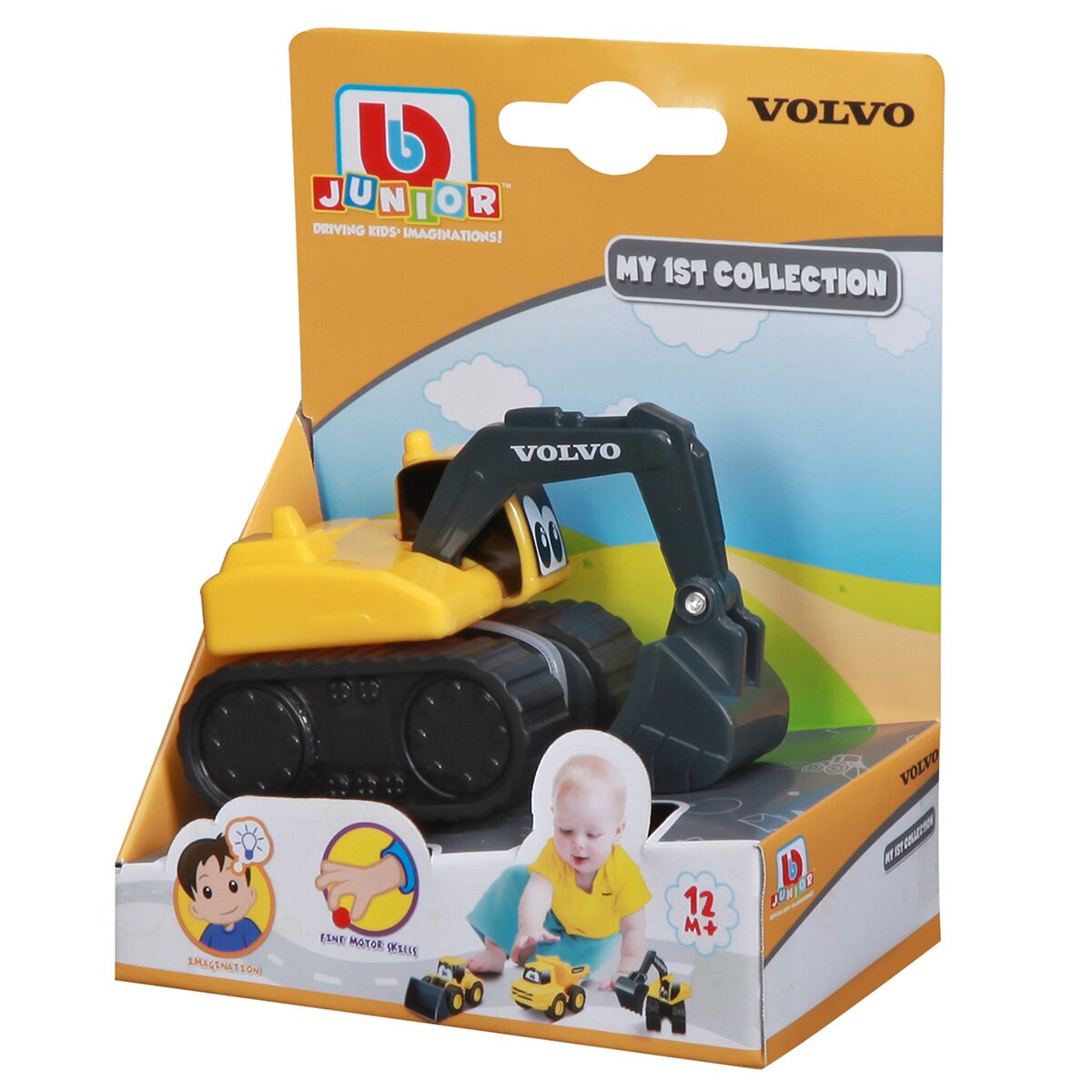 Bburago Junior Prima mea masina de colectie Bburago Volvo Excavator