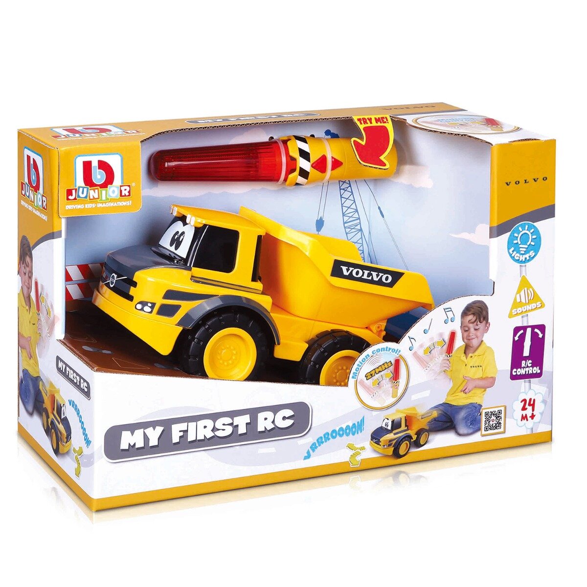 Bburago Junior Primul meu camion cu basculanta Volvo