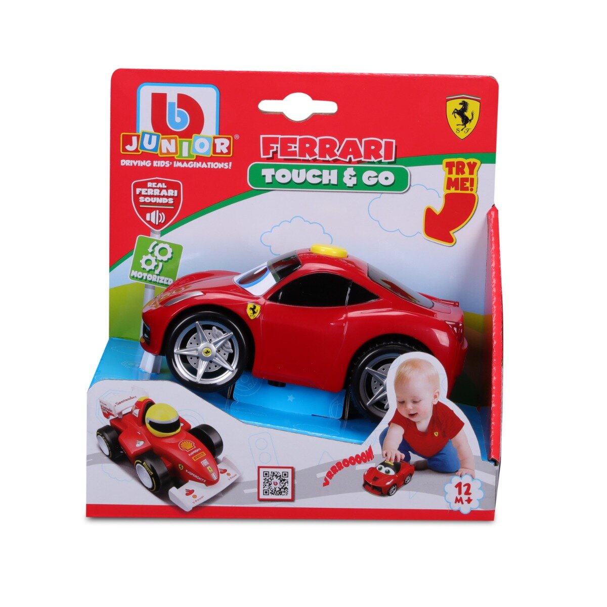 Bburago Junior Primul meu Ferrari Touch And Go Bburago 458 Italia