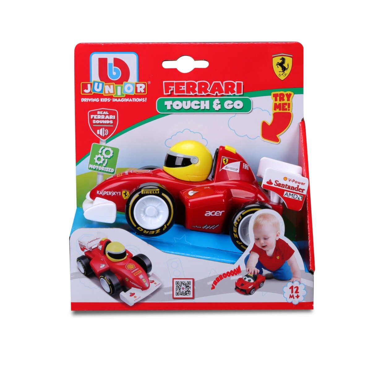 Bburago Junior Primul meu Ferrari Touch And Go Bburago Formula Race