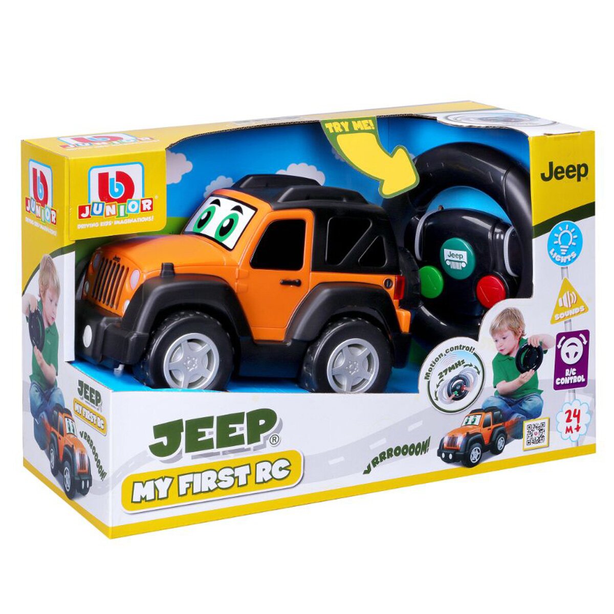 Bburago Junior Primul meu Jeep cu telecomanda Bburago