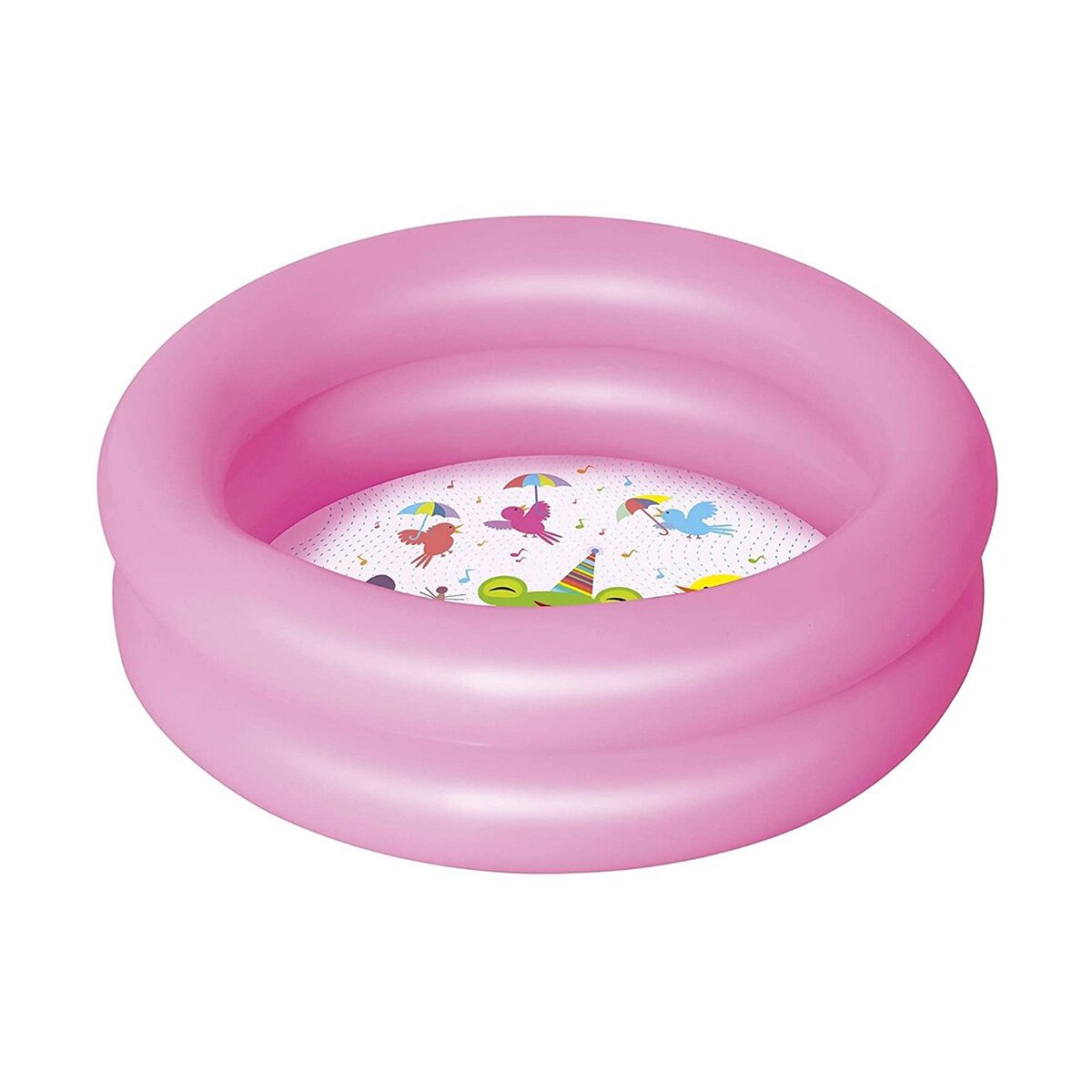 BESTWAY Piscina gonflabila cu 2 inele 61 x 15 cm Roz