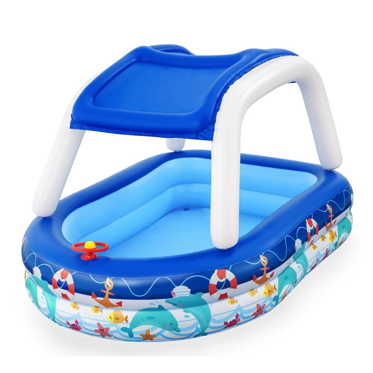 BESTWAY Piscina gonflabila cu acoperis 213 x 155 x 132 cm