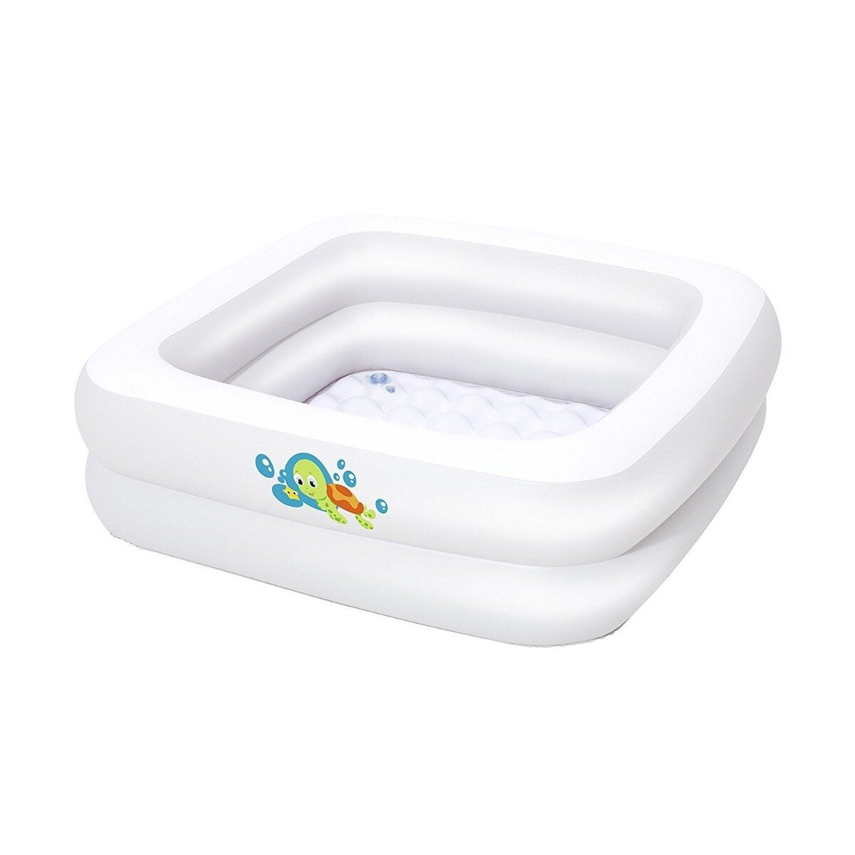 BESTWAY Piscina gonflabila patrata 2 inele 86 x 86 x 25 cm