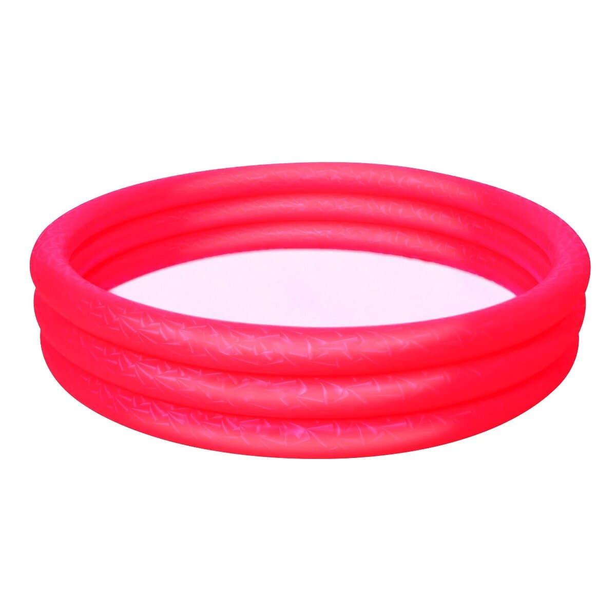 BESTWAY Piscina gonflabila rotunda 3 inele Rosu 183 x 33 cm