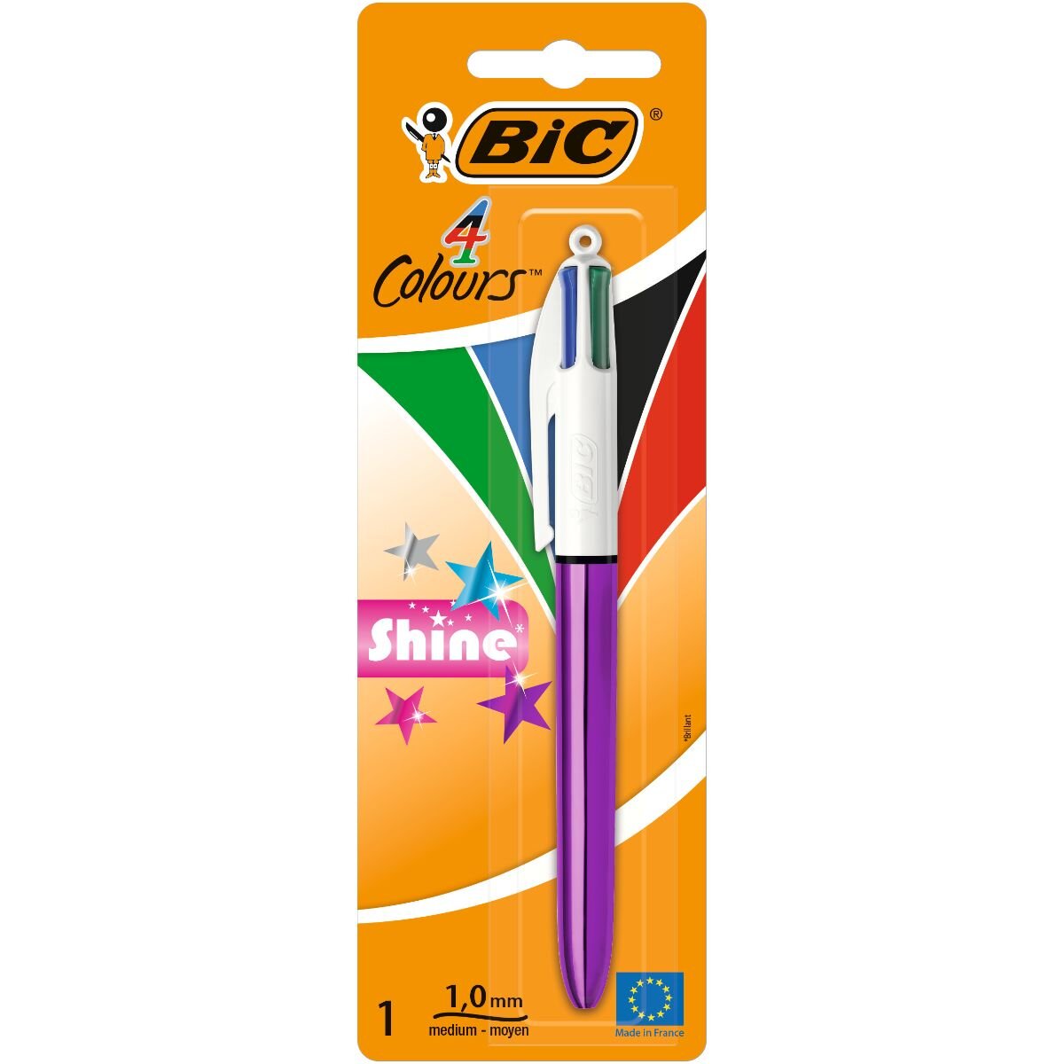 Bic Pix cu 4 culori metalice Shine 1.0 mm