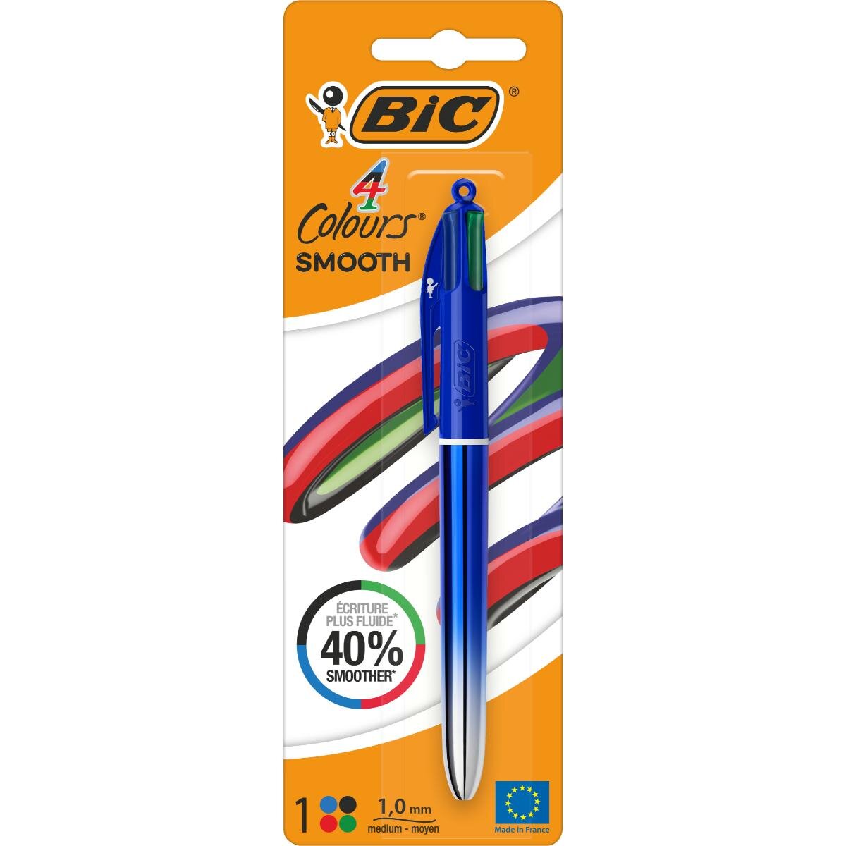Bic Pix retractabil cu 4 culori Smooth Gradient