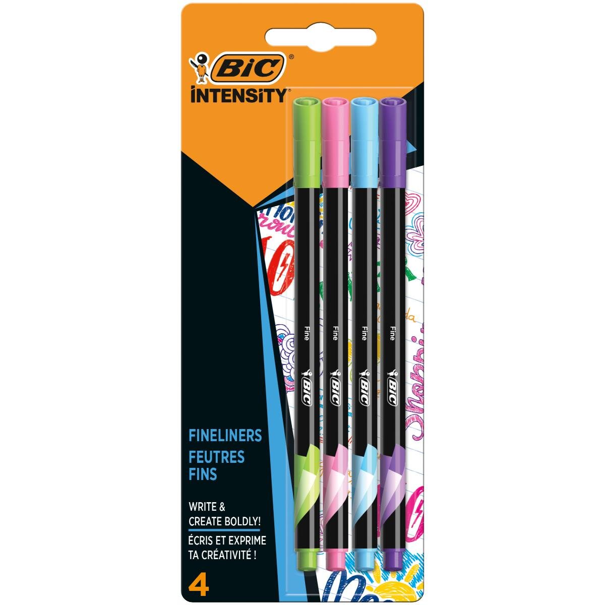 Bic Set 4 finelinere Intensity Fine 04 mm