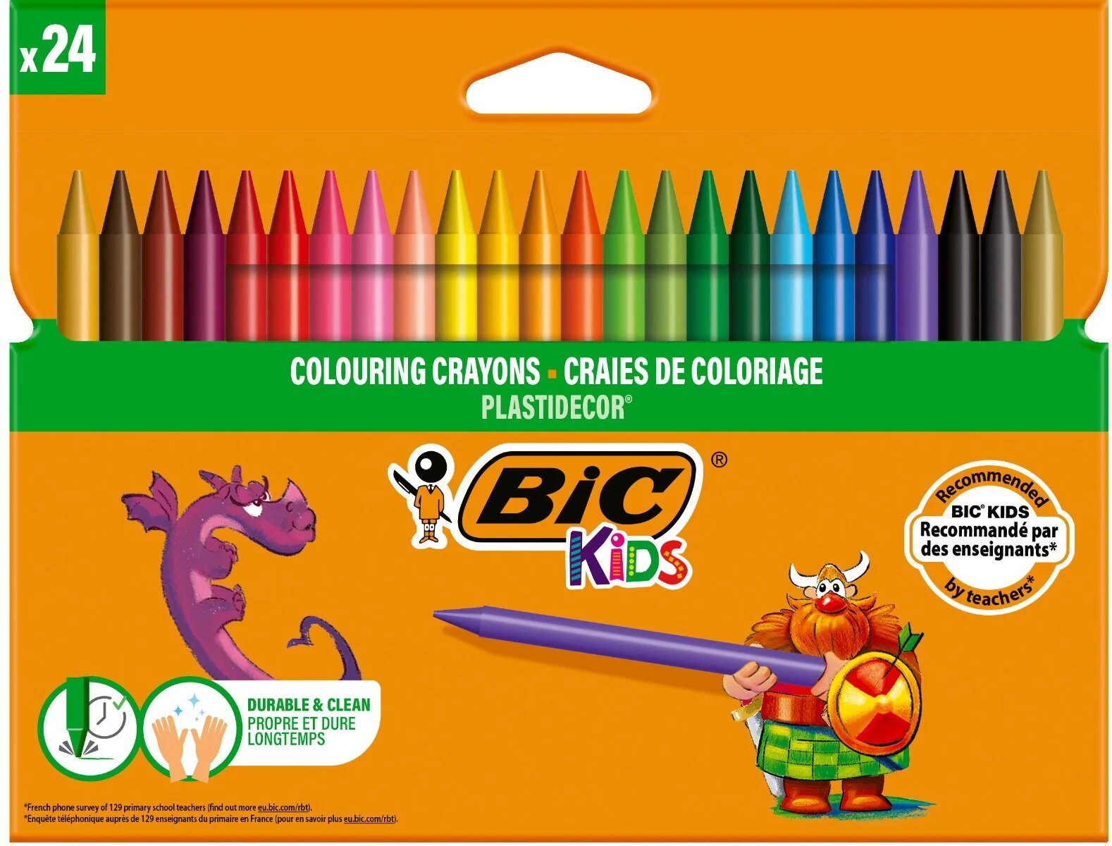 Bic Set creioane cerate Plastidecor P24