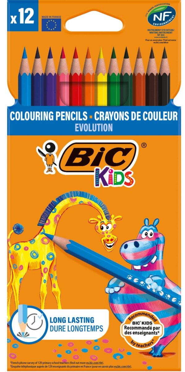 Bic Set creioane colorate Evolution P12