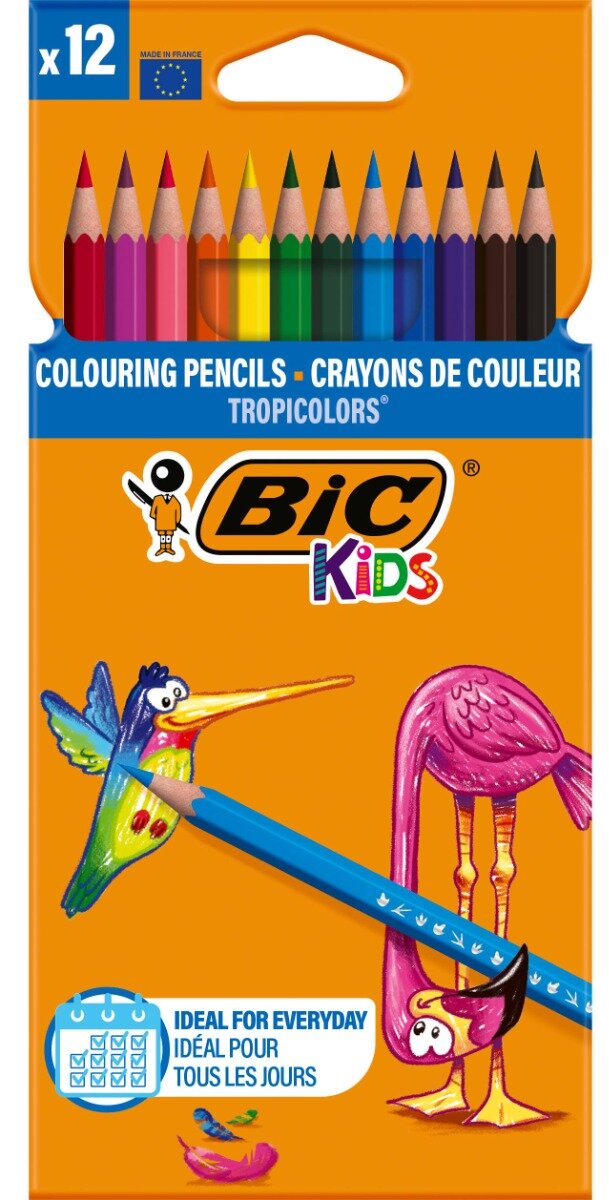 Bic Set creioane colorate Tropicolors P12