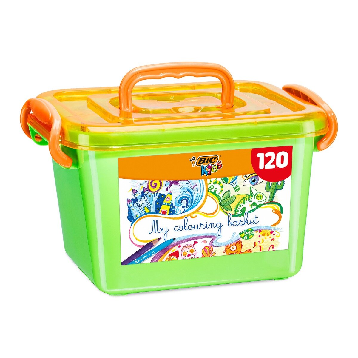 Bic Set de colorat in cutie 60 markere si 60 creioane