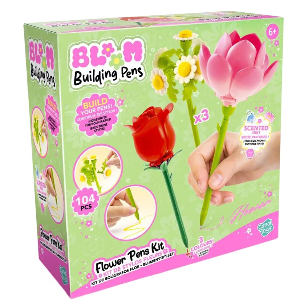 Bloom Set de creat 3 pixuri cu cerneala parfumata Flower