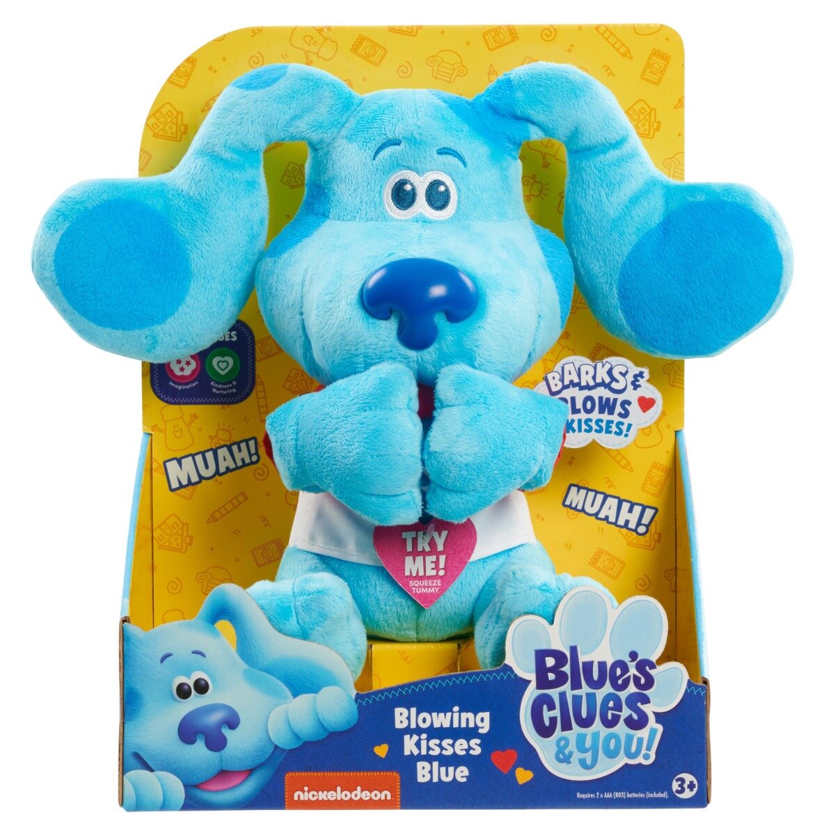 Blues Clues Jucarie de plus interactiva and You Blowing Kisses Blue