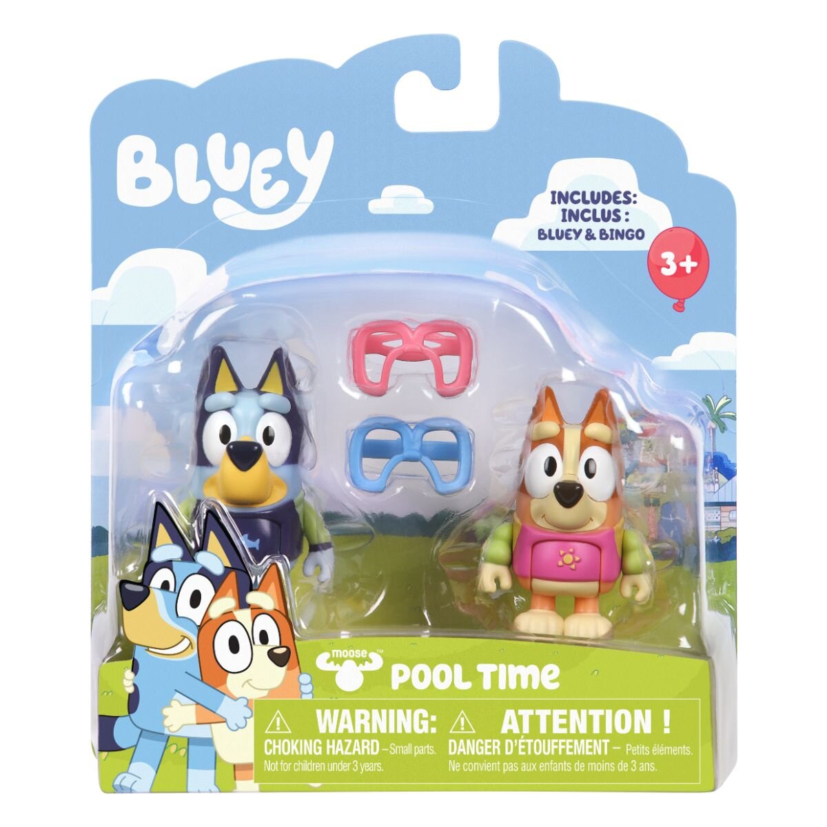 Bluey Set 2 figurine Bingo si