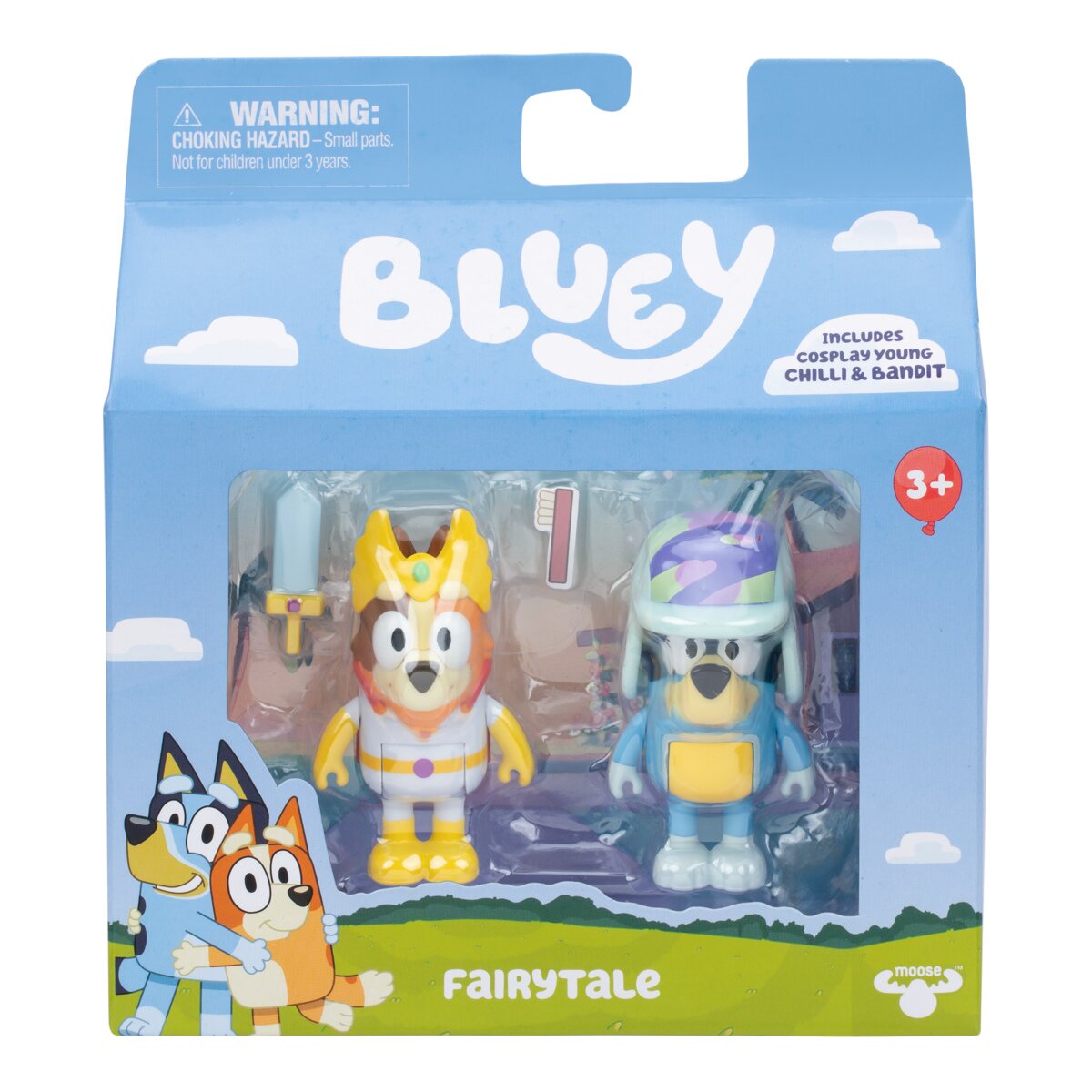 Bluey Set 2 figurine Fairytale