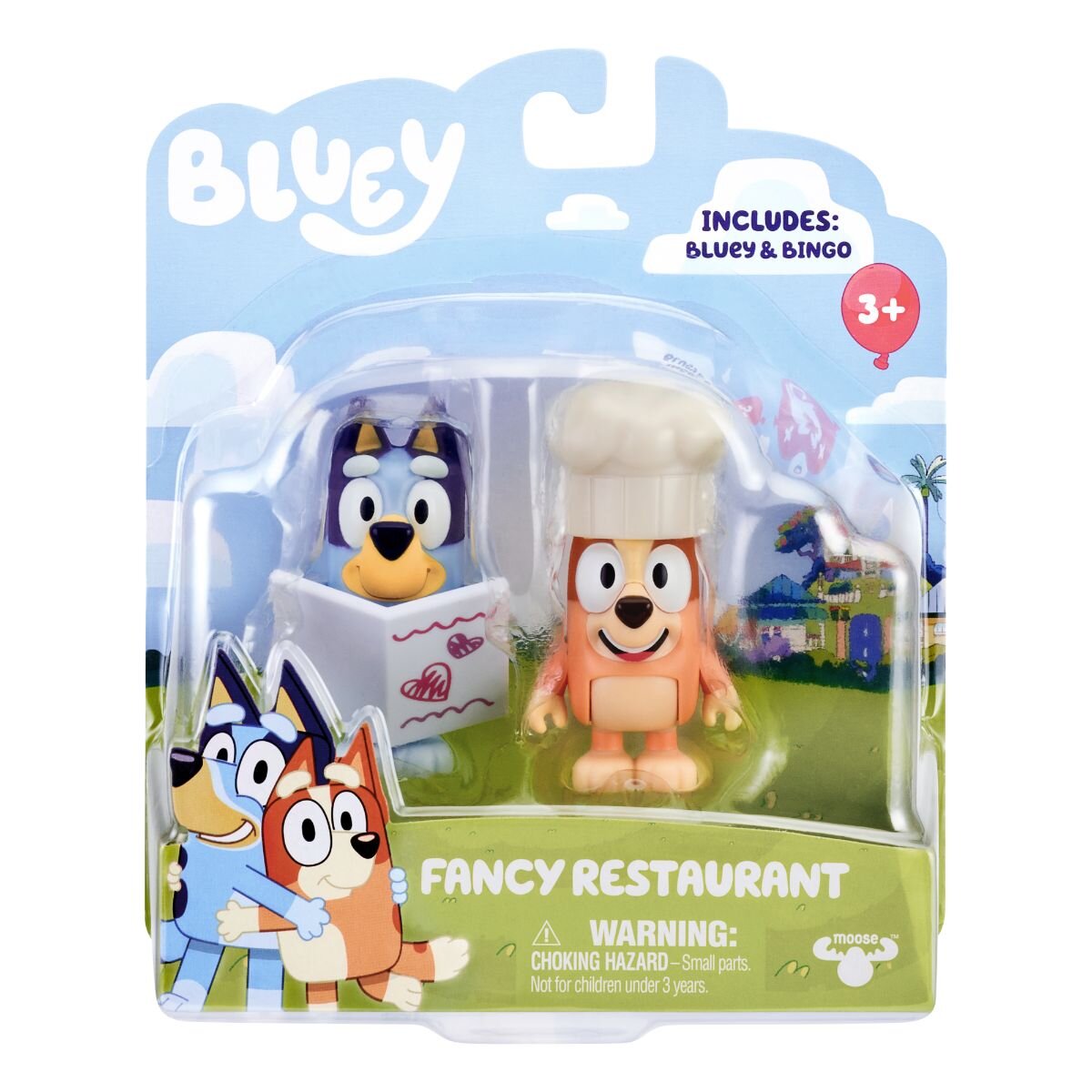 Bluey Set 2 figurine Fancy Restaurant