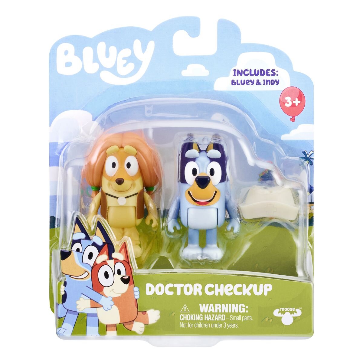 Bluey Set 2 figurine La doctor