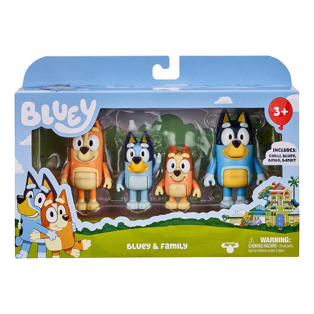 Bluey Set 4 figurine Familia Lui