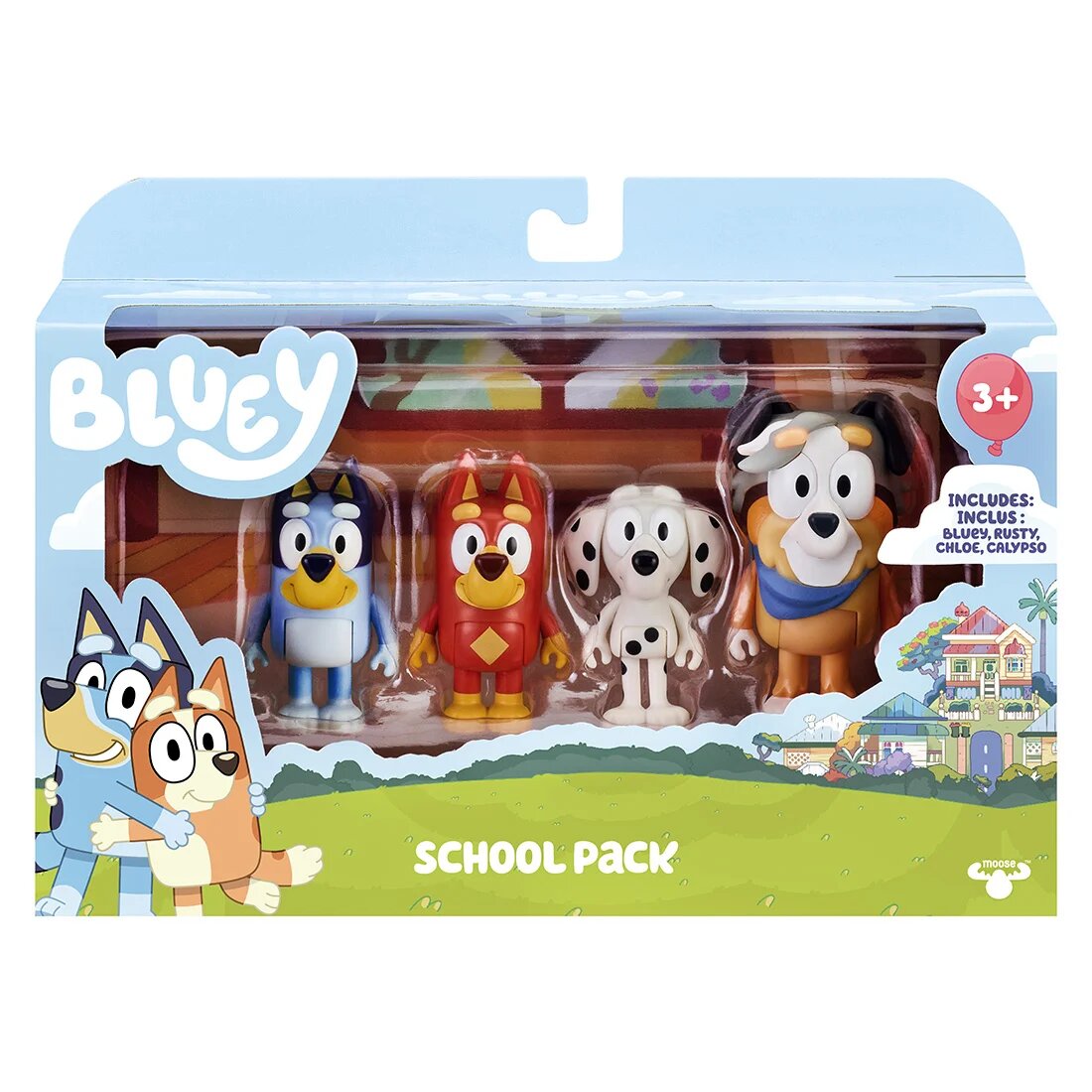Bluey Set 4 figurine La Scoala