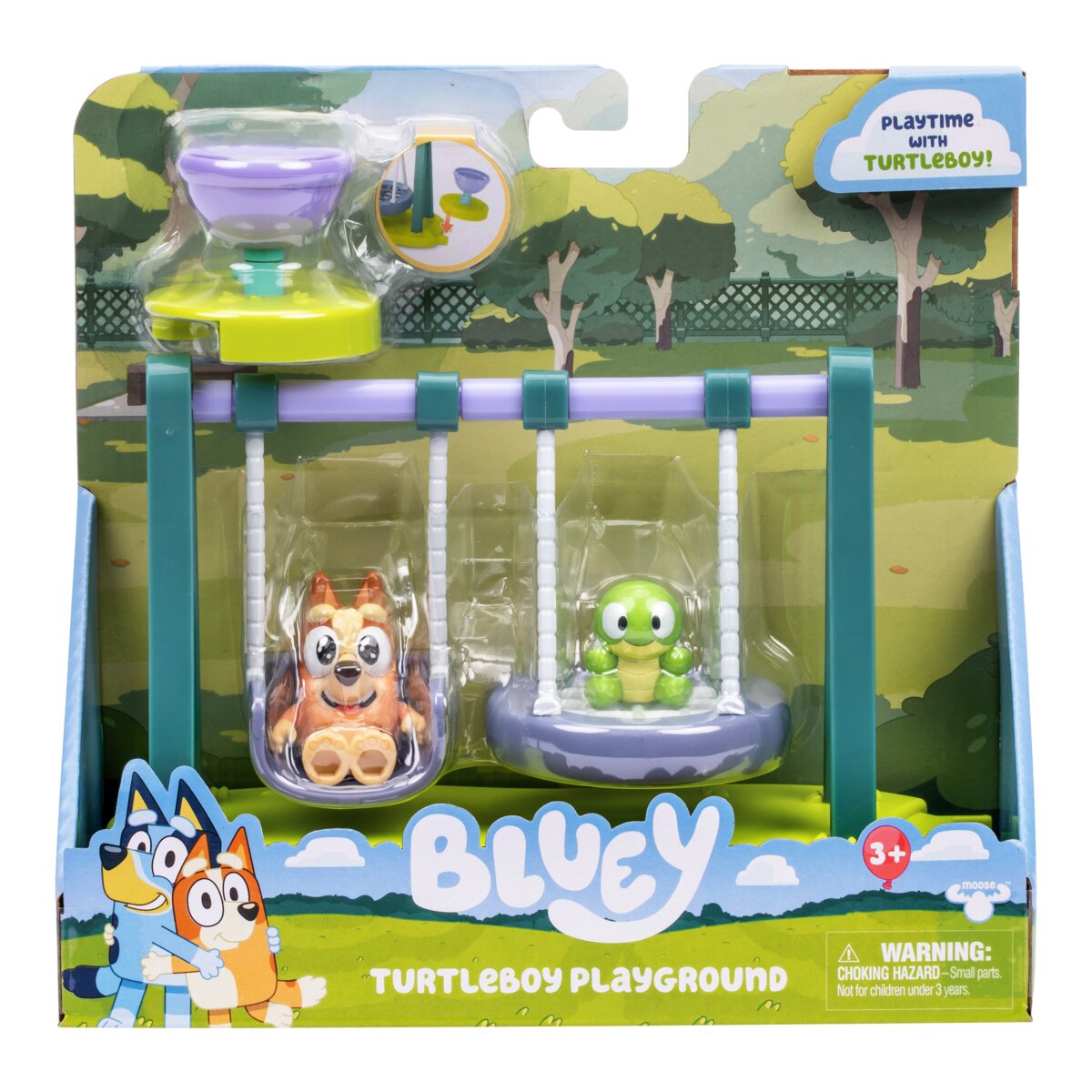 Bluey Set de joaca cu 2 figurine Turtleboy Playground