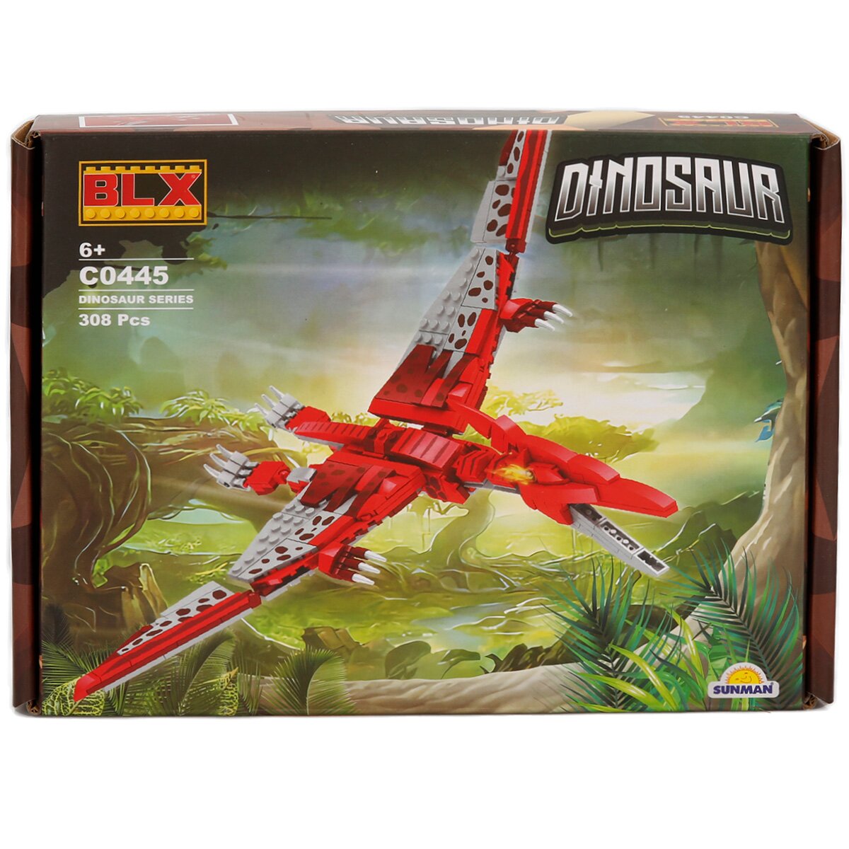 Blx Kit de constructie dinozaur 308 piese