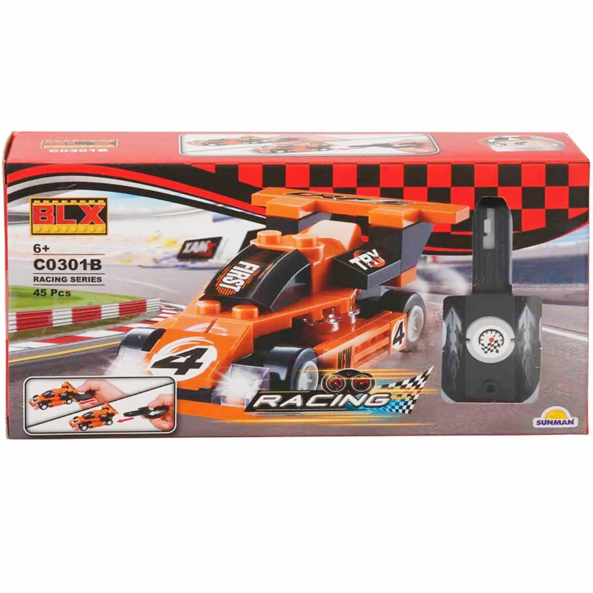 Blx Kit de constructie pentru masini de curse Racing C0301A