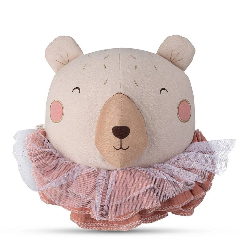 Bon Ton Toys Decoratiune de perete Ursul Beau cu guler 32 cm