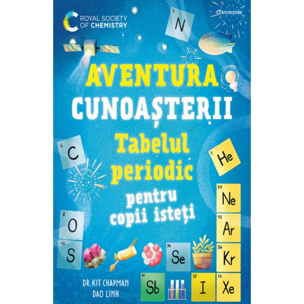 Bookzone Aventura cunoasterii Tabelul periodic pentru copii isteti