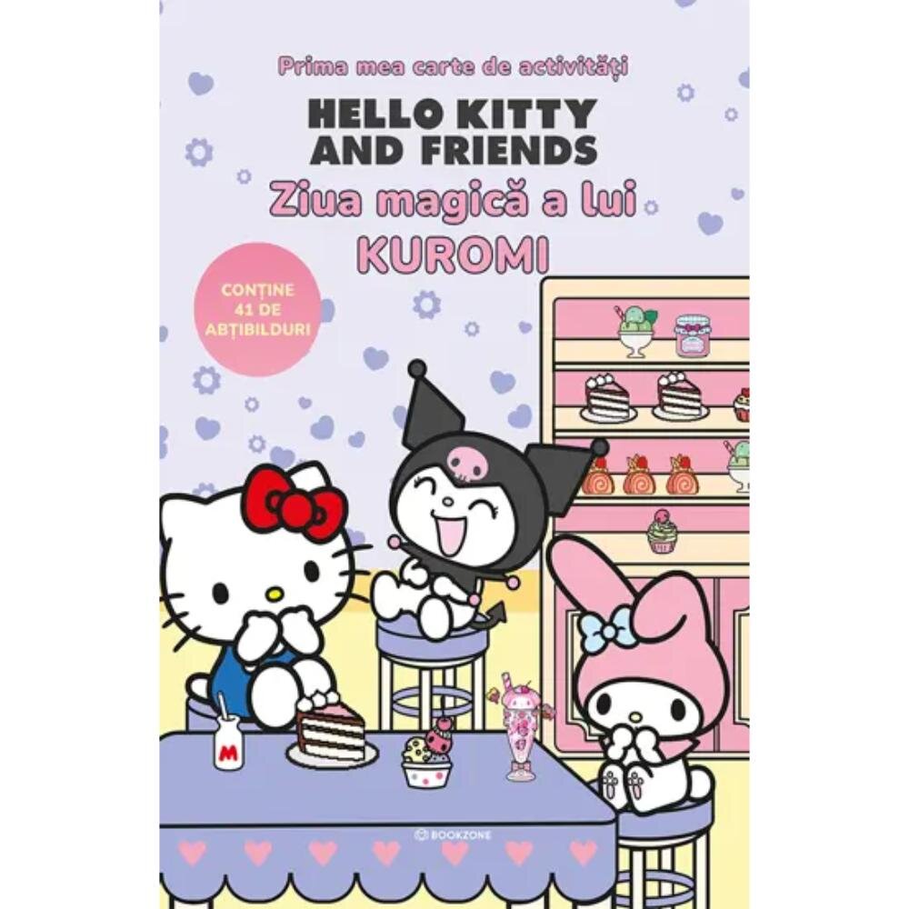 Bookzone Prima mea carte de colorat Hello Kitty and Friends Ziua magica a lui Kuromi