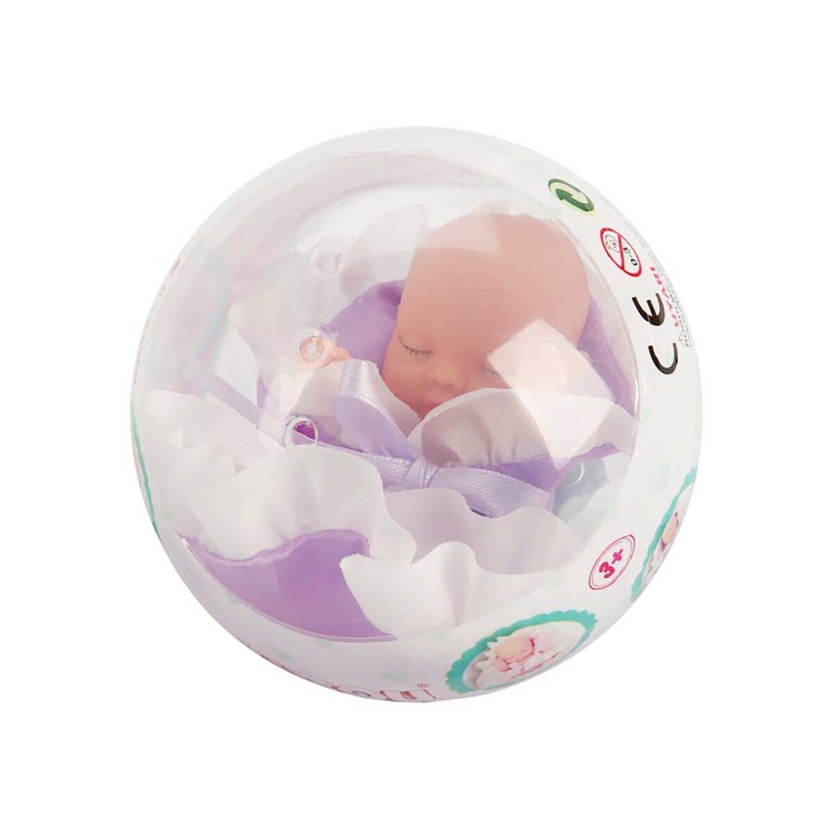 BouBou Papusa bebelus 12 cm Mov